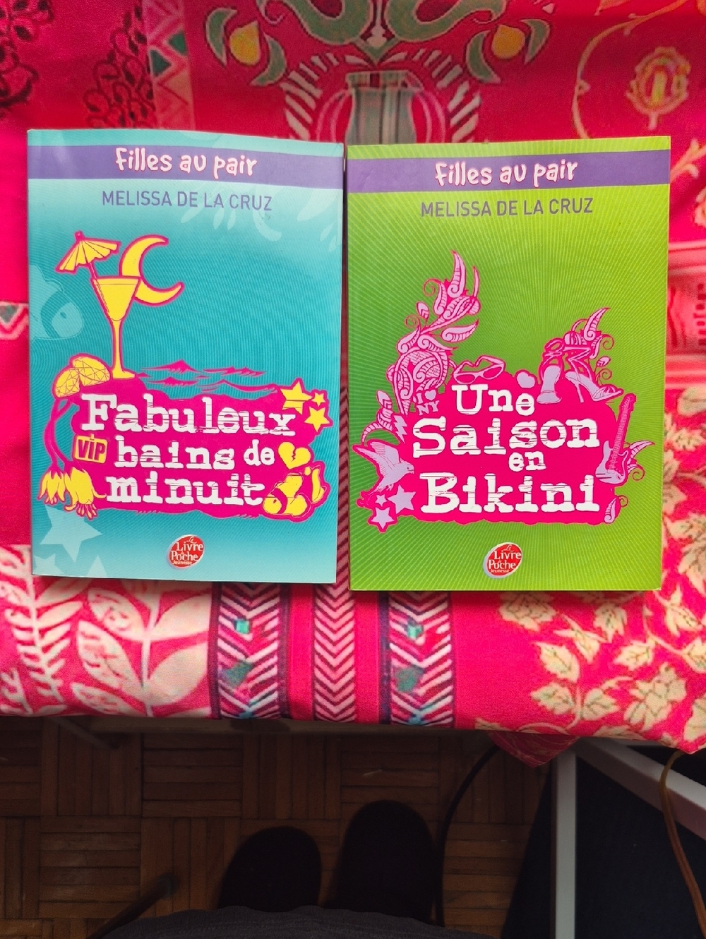 French Books from the Filles au Pair Serie - 2 paperbacks by Melissa de la Cruz